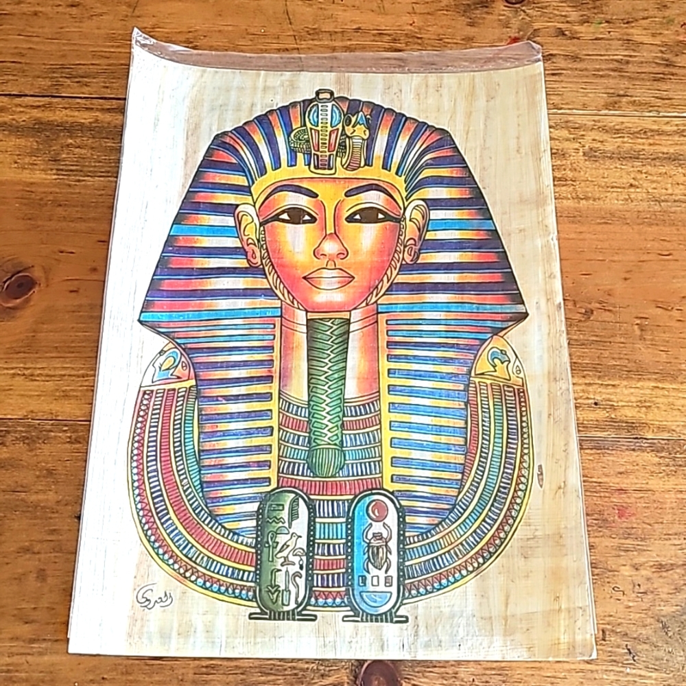 ancient Egyptian papyrus painting